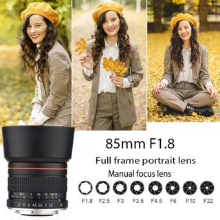 정시출고 Lightdow 미러리스 카메라용 중형 망원 인물 렌즈 캐논 R Mark II 85mm F1.8, 1개, 01 캐논 RF