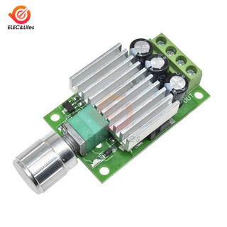 조절기 모터 속도 DC 컨트롤러 12V 30V 6V 24V 10A PWM 거버너 방열판 LED 조광 조광기 제어, 1개