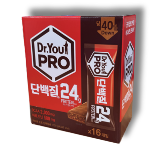 기타브랜드 오리온 닥터유 프로 단백질바 70g 기타헬스보조제, 1.12kg, 1개