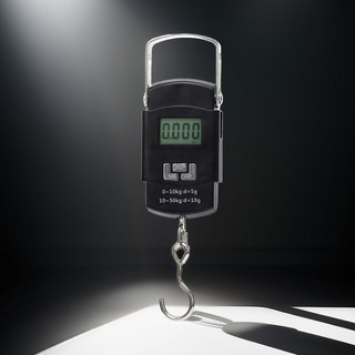 여행용 캐리어 저울 휴대용 손저울, 블랙, AG_9064, 50kg