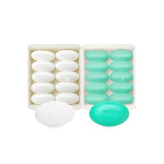 알뜨랑 130g(화이트x10+그린x10) 업소용 목욕탕비누, 알뜨랑 130g(화이트x10+그린x10) 업소용 목욕탕