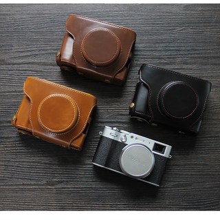 후지 X100V 카메라 전용 PU 가죽 풀커버 케이스