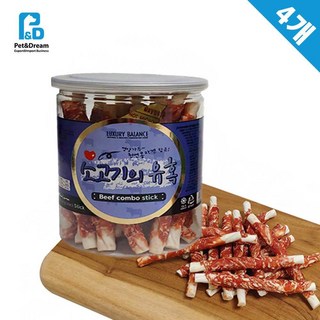 강아지간식 소고기 스틱 190g 4개