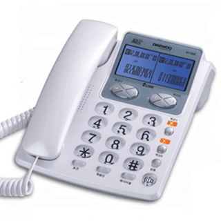 코러스 2라인 발신자표시전화기 DT-200