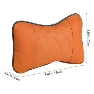 목 보호대 베개 휴식 자동차 좌석 지원 머리 받침 패드 쿠션 여행, 1개, 1. Brown