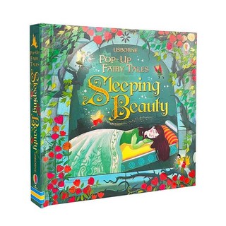 팝업 동화 그림책 골판지 색칠 활동 취침 시간 이야기 책 학습, 1개, 13. Sleeping Beauty