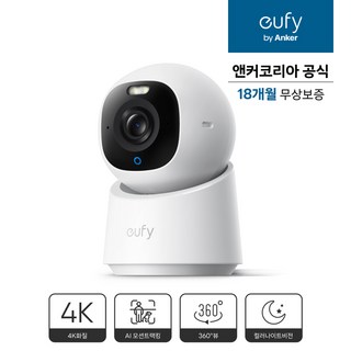 앤커 유피 E30 4K 스마트 홈카메라 T8417 화이트, T8417Q21