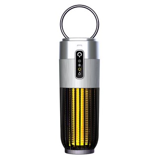 태양광 충전 모기퇴치등 퇴치기 업소용 가정용 포충기 벌레 램프 전기 캠핑 야외 실내, E15(은색)