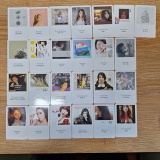 아이유 공식 포토카드 앨범 정품