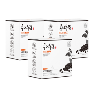 고함량 비오틴 국내산 서리태환 독일 맥주효모환 콩의두감, 90g, 3개