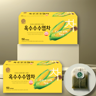 송원 우리차 옥수수수염차 150T, 225g, 150개입, 2개