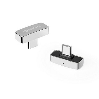 Questyle QCC 동글 오디오 송신기 무선 블루투스 USB C타입 무손실 실버