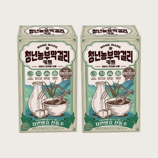 홈메이드 청년농부 막걸리 키트 100% 우리쌀, 530g, 2개