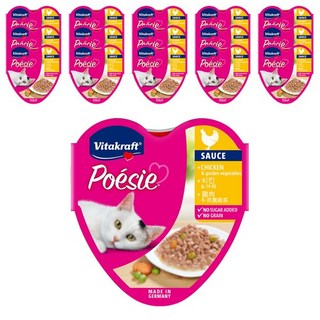 비타크래프트 포에시 하트캔 치킨&야채소스 85g X 15 [BOX], 치킨야채, 15개