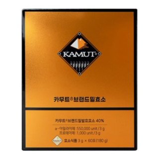 그레인온 카무트 효소 60포 2개월 곡물 효소, 180g, 1개