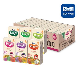맘마밀 요미요미 유기농주스 옵션 택1, 24개, 125ml, 보라당근포도