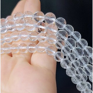 천연석 A급 백수정 컷팅 원석 DIY 재료 6mm~12mm