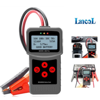 올포카 12V/24V 겸용 배터리 테스트기 MICRO-200pro – 종합 진단기, 1개 차량검지기