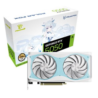 만리 MANLI 지포스 RTX 5050 Polar Fox OC D6 8GB 인텍앤컴퍼니 VGA 그래픽카드, 단일모델