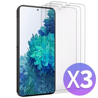 스톤스틸 1+1+1 갤럭시 S20 플러스 울트라 FE 지문 인식 평면 PET 필름, 3개