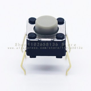 B3F-1022 그레이 키 헤드 마이크로 스위치 마우스 버튼 터치 촉각 6x6x5mm OFF-ON 1.47N 150gf 4 핀 10 개, 10개