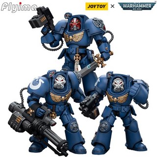 조이토이 JOYTOY 워해머 40K 1/18 액션 피규어 울트라 마린 터미네이터 스쿼드 모델 소 선물 3 개, 3개