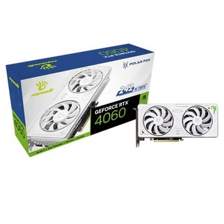 MANLI 지포스 RTX 4060 Polar Fox D6 8GB TWIN FAN White 인텍앤컴퍼니, 단품