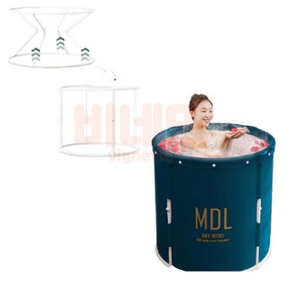 원터치 접이식욕조 5P세트 250L 유아접이식욕조 가정용욕조