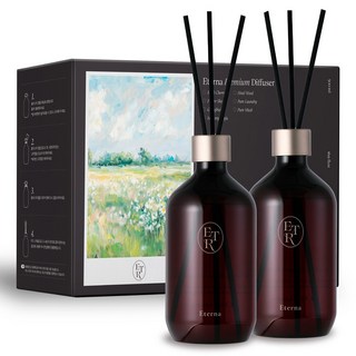 에테르나 프리미엄 대용량 디퓨저 선물세트 500ml, 2개, 퓨어머스크