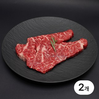 [꿈에그린한우] 한우 1+등급 채끝 구이용 (냉장), 200g, 2개