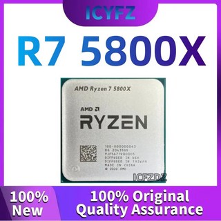 AMD Ryzen 7 5800X R7 3.8 GHz 8 코어 16 스레드 CPU 프로세서 7NM L3 32M 100 000000063 소켓 AM4, 01 R7 5800X