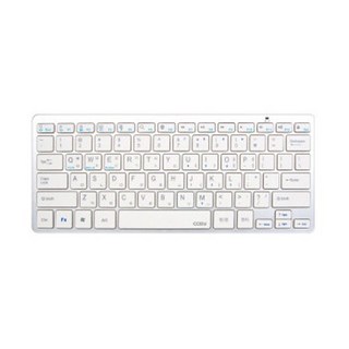 코시 베이직 블루투스 키보드, KB1352BT, 실버, 텐키리스