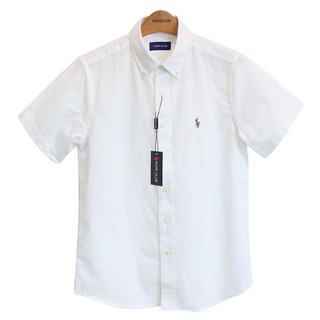 라파클럽 남녀공용 옥스포드 반팔 남방 셔츠