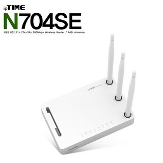 IPTIME 유무선 공유기 N704SE ( N704E PLUS후속모델), 본상품선택, 1개