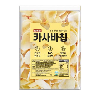 현미유 카사바칩 대용량 신콩칩 대삼민속식품, 1개, 400g