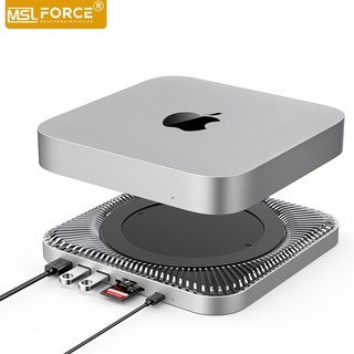 Mac 미니 m1 도킹 스테이션 스탠드 HDD SSD USB 독 외장 하드 드라이브 25 인치 SATA 애플 멀티 포트 USB C 허브 SDTF 자동차, 1.