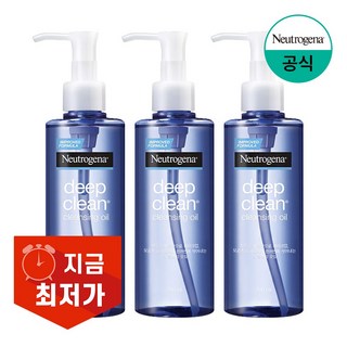 뉴트로지나 딥클린 클렌징오일, 200ml, 3개