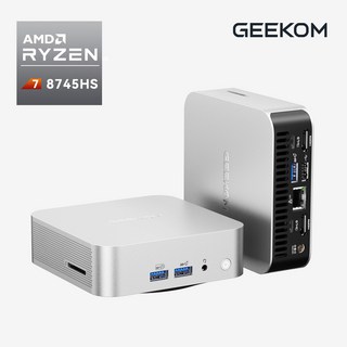 기컴 미니PC A8 에이8 사무용미니PC 기업용 (R7-8745HS / DDR5 32G / 1TB NVMe 윈도우11 Pro 포함), 실버, A8 R7-8745HS, 32GB, WIN11 Pro