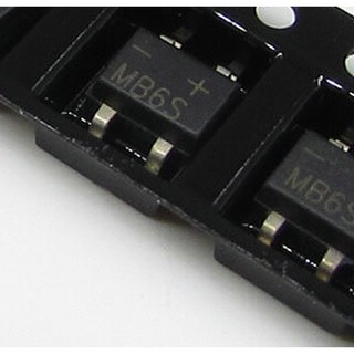 20 단상 600V 원본 5A 브리지 정류기 SOP MB6S 새로운 다이오드