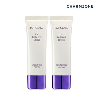 참존 탑클래스 더 콜라겐 리프팅 너리싱 영양크림 콜라겐 탄력케어 보습, 2개, 50ml