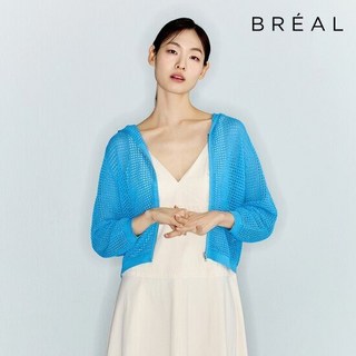 브리엘 25SS 크로쉐 후드 니트 재킷 2종