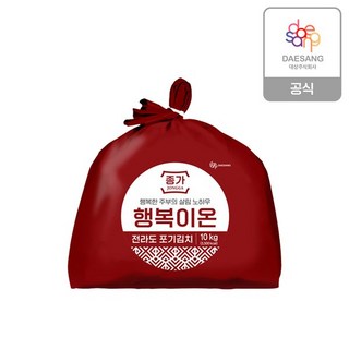 종가집 종가 행복이온 전라도 포기김치