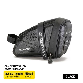 TAKEZERO 자전거 테일 백 새들 산악 EVA 하드 쉘 바이크 리어 라이딩 장비 액세서리, 06 TZ07