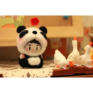 모카돌 5cm 솜인형옷 푸우 판다 산양 과일 옷 무속성 의류 아이돌 인형 옷, 1개