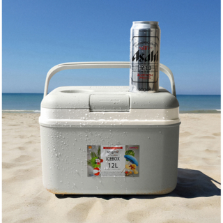 아이스박스 12L 차박캠핑용품 보냉백 휴대용 쿨러 키친라워 포타맥스 아이스박스, 회색