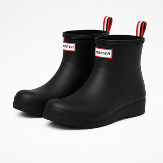 헌터 여성 오리지날 플레이 숏 레인부츠
