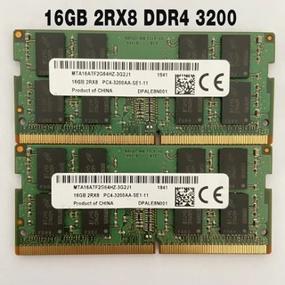 MT RAM MTA16ATF2G64HZ-3G2J1 노트북 메모리용 빠른 하이 퀄리티 16G 16GB 2RX8 DDR4 3200 1 개, 02 기타, 1개