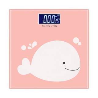 노바리빙 디지털 캐릭터 체중계 몸무게 측정 전자저울, 고래, 고래, 1개