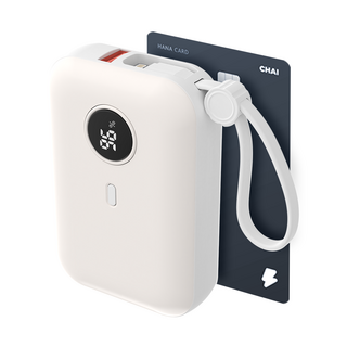 바우아토보조배터리 PD 22.5W 고속 입출력 케이블 일체형 미니 보조배터리 10000mah