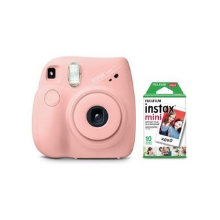 FujiFilm Instax 미니 7+ Pink Bundle (10 Film 팩) 102540, 1개